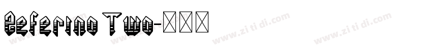 Zeferino Two字体转换